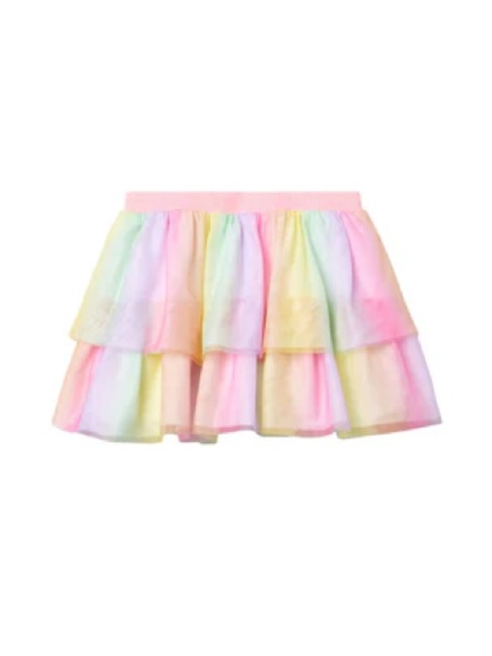 Janie and Jack Rainbow Tiered Tulle Skirt, Size 18-24 Months NWT | 100850001
